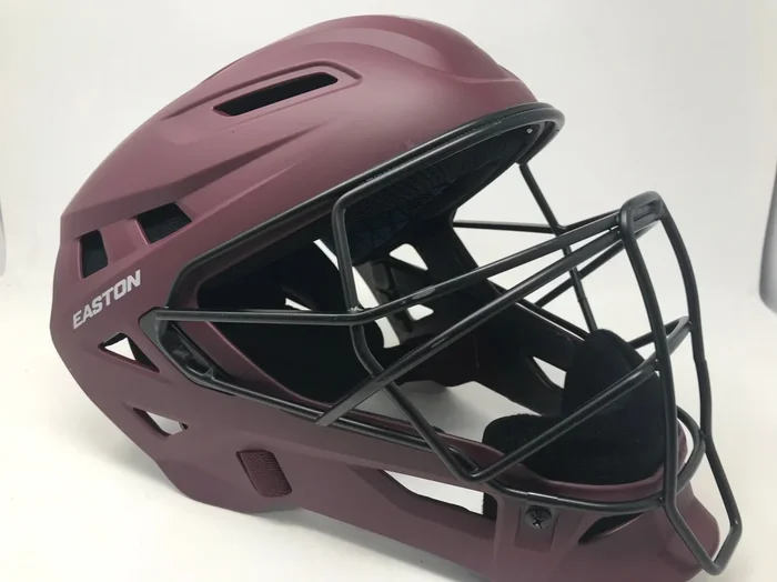 New Other Easton A165402 Elite Adult XL Catcher’s Helmet/Mask Maroon/Black