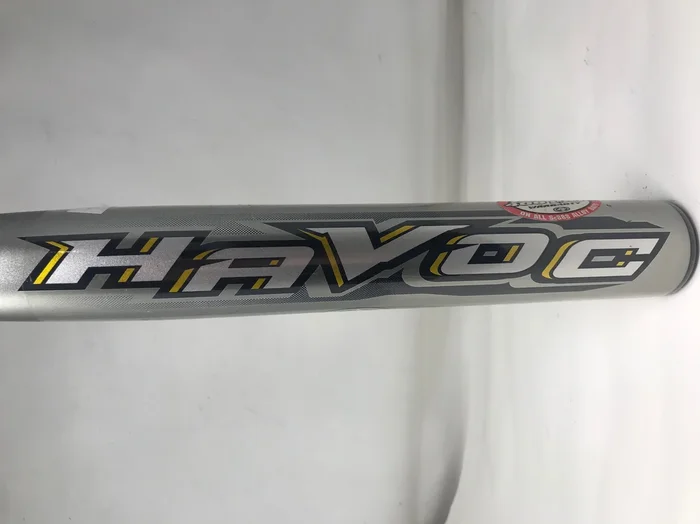 New Other Easton Havoc 34/27 SZ810 Slowpitch Softball Bat Silver/Yellow Alloy
