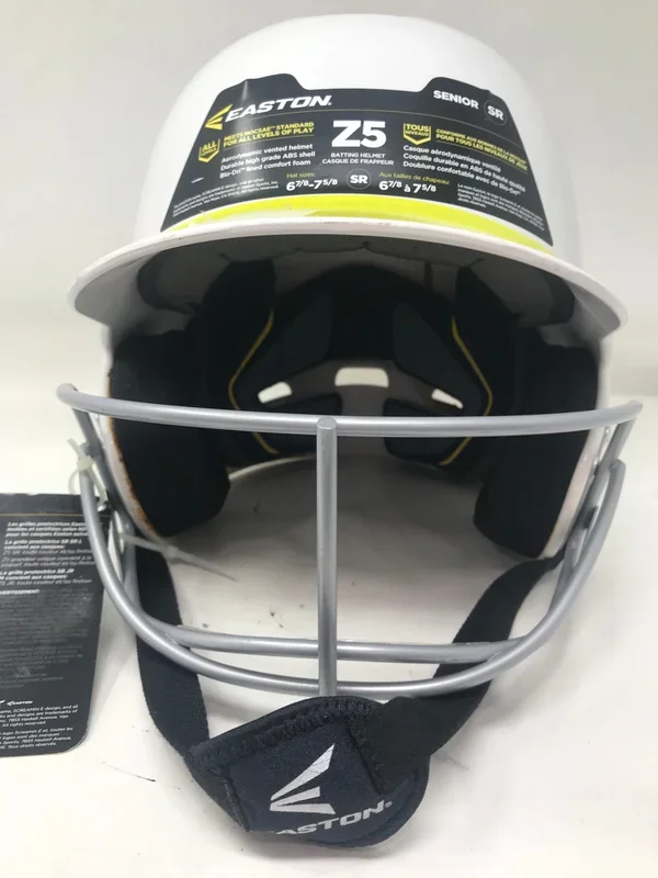 New Other Easton Z5 Two Tone Senior Fastpitch Batting Helmet w/Mask 6 78/ 78 5/8