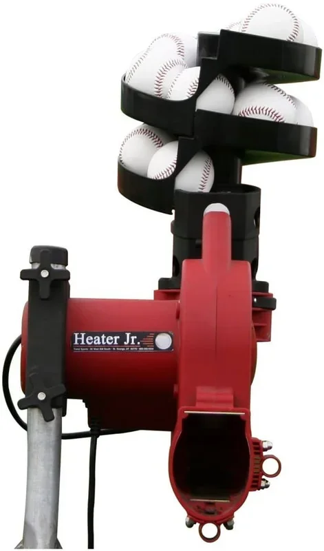 New Other Heater Sports Junior Baseball Pitching Machine Red/White HTR299