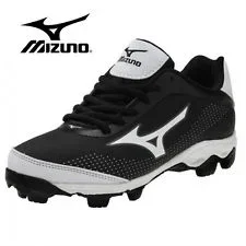 New Other Mizuno Franchise 6 320400 Size Youth 6 Baseball Cleats Black/White