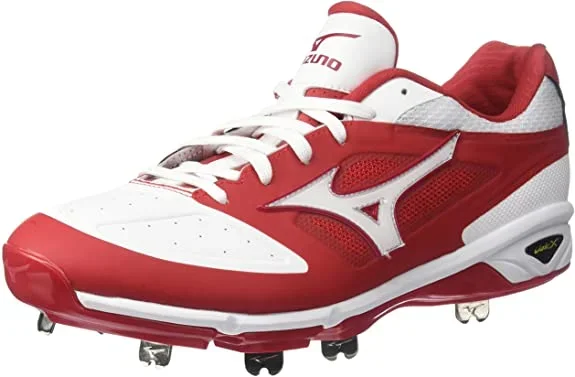 New Other Mizuno Men’s Dominant Ic Baseball Shoe Metal Cleats Mn 9.5 Baseball Rd/Wht