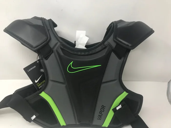 New Other Nike Vapor 2.0 Lacrosse Shoulder Pad Men Lacrosse Shoulder Pads Med Blk/Grn