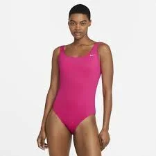 New Other Nike Women’s Essential U-Back 1 Piece Swimsuit Large Pinkl