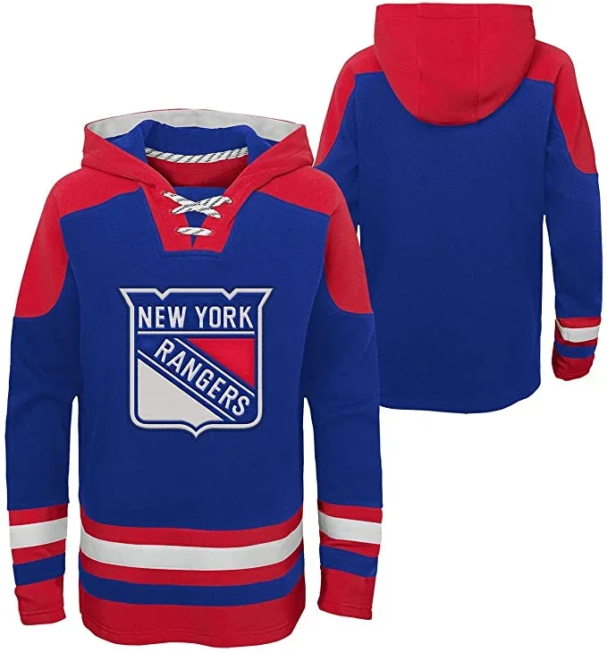 New Other Outerstuff Youth NHL Legacy Ageless Must-Have LS Ranger’s Hoodie Medium 10/12