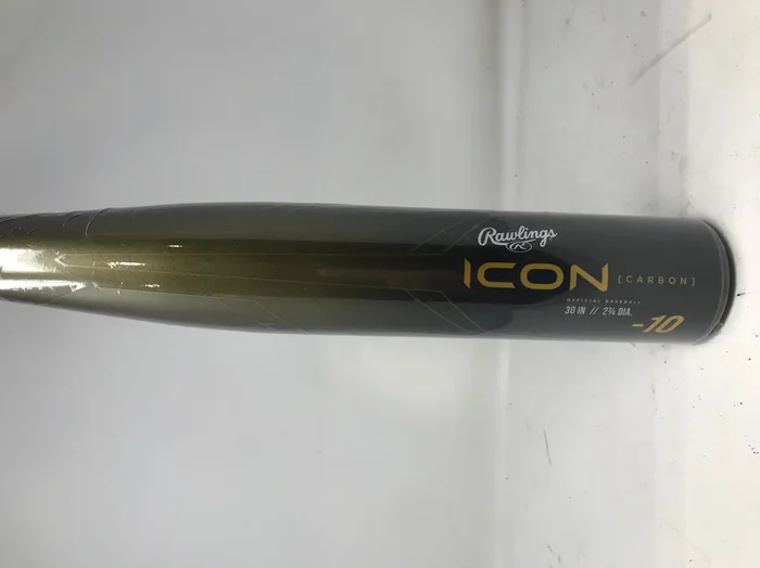 New Other Rawlings 2023 ICON Baseball Bat 30/20 USSSA 2 Pc -10 Black/Metal