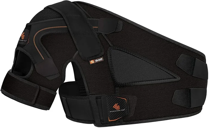 New Other Shock Doctor Men’s Small/Med Shoulder Support Brace for Healing Black