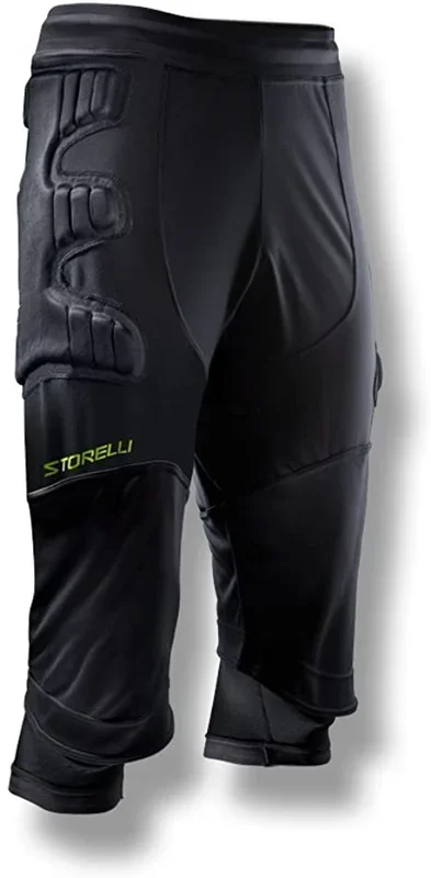 New Other Storelli ExoShield Goalkeeper Padded Soccer Pants Youth Large Black