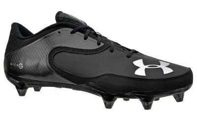 New Other Under Armour Nitro Icon Mid MC Men Football Shoe Cleats Size 11 Black/Silver