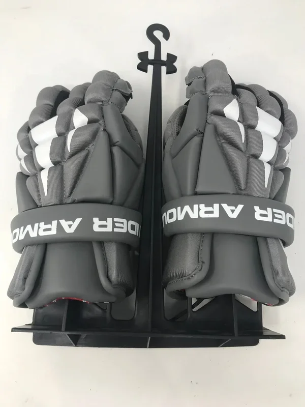 New Other Under Armour Unisex Medium Lacrosse Strategy Gloves Gray