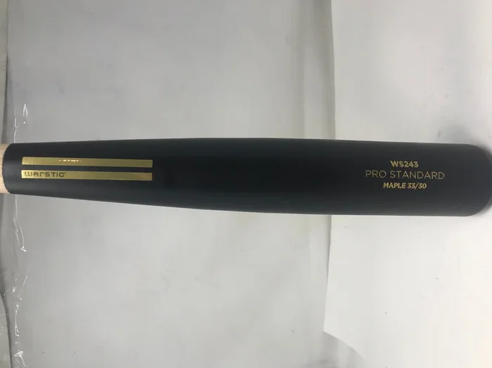 New Other Warstic Pro Standard Issue WS243 Maple -3 Wood Baseball Bat Blk/Ntrl