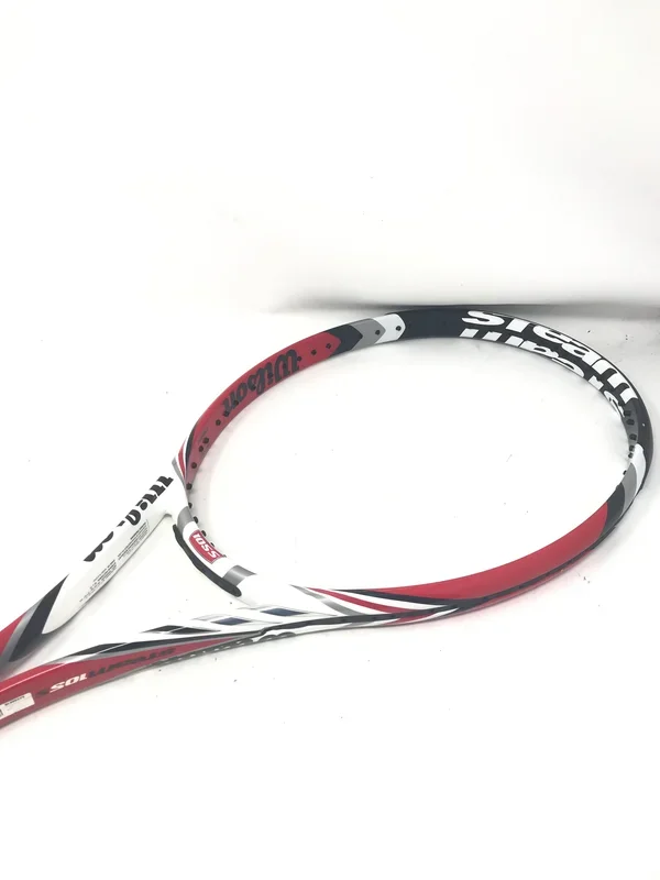 New Other Wilson 4 3/7″ Steam 96 Tennis Racquet White/Black/Red