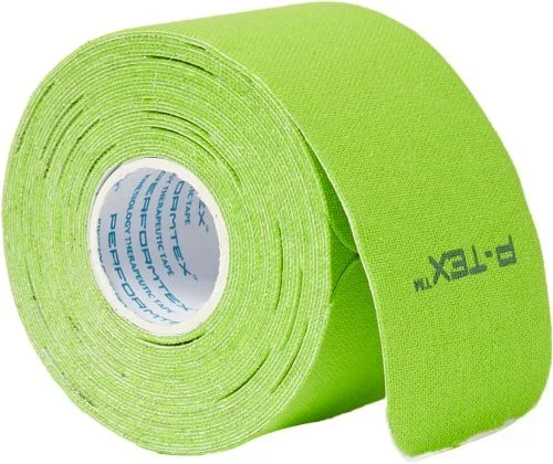 New PTEX Elastic Kinesiology Tape 20 Precut Strips Green