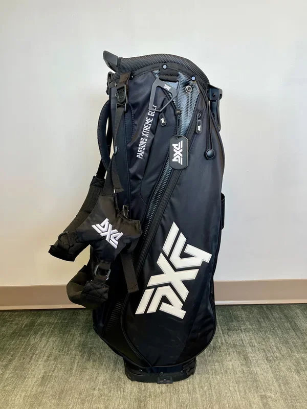NEW PXG Carry/Stand Bag Black 4 Dividers/5 pockets with Strap and Rain Cover