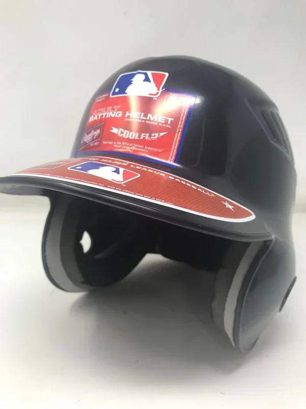 New Rawlings CoolFlo with Clear Coat CFABH Adult Batter’s Helmet Small Nvy