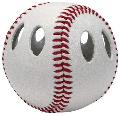 New Rawlings Hitters-Eye Trainer Baseballs Level AAA 9 Inch White/Red