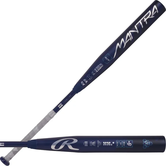 New Rawlings Mantra 3.0 Fastpitch Softball Bat -9 2 1/4″ Navy