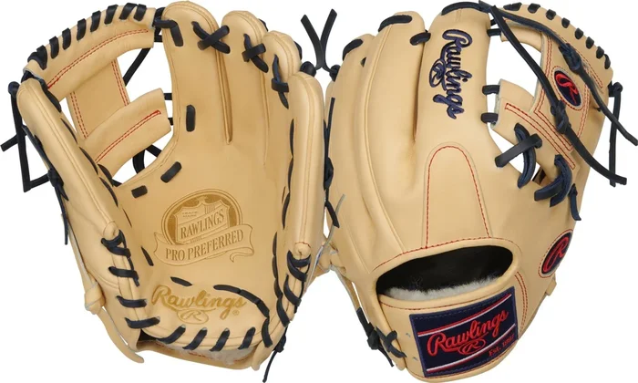 New Rawlings Pro Preferred 11.5″ RHT Infielder Baseball Glove Brn/Blk PROS204-2C