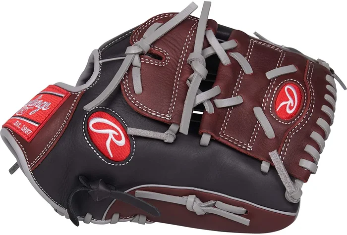 New Rawlings R9 Youth Fastpitch Softball Gloves Series 12 Inch RHT Blk/Gry