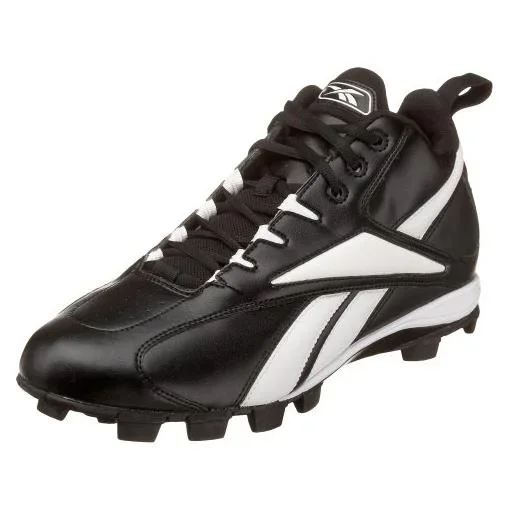 New Reebok Vero FL MR9 Mid II Cleats 18-155716 Mens 11 Black/White Baseball
