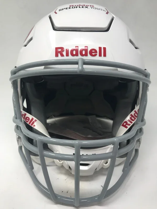New Riddell Speed ICON Youth Helmet, Large, White/Gray 8022725