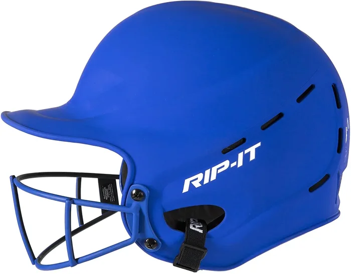 New Rip It Vision Pro Softball Batting Helmet X/Large 7 1/4″ + Navy/Black
