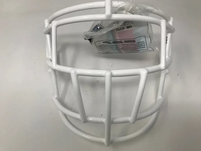 New Schutt EGJOP Carbon Steel Super Pro Varsity Football Faceguard White