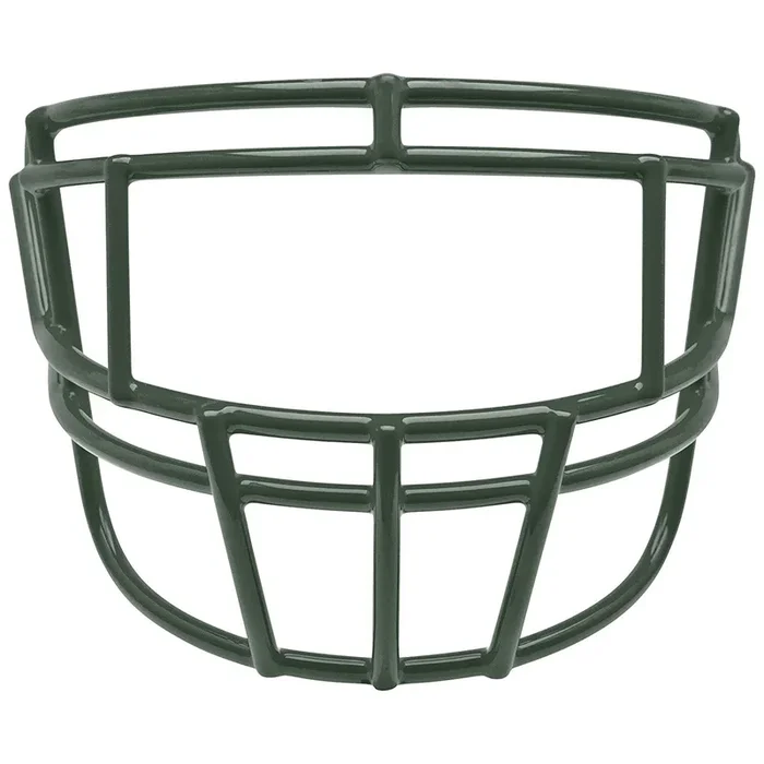 New Schutt EGOP-II Carbon Steel Super Pro Varsity Football Faceguard Dark Green