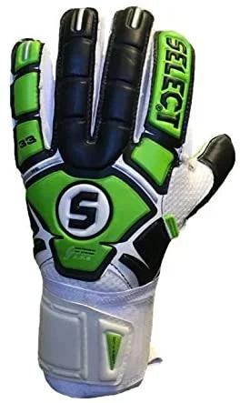 New Select Sport America 33 Hard Ground Goalkeeper Gloves Sz 7 Blk/Grn