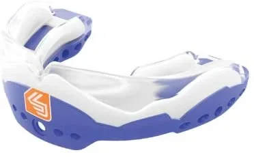 New Shock Doctor Ultra 2 STC Mouth Guard w/Detachable Strap Custom Fit Ryl/Wht