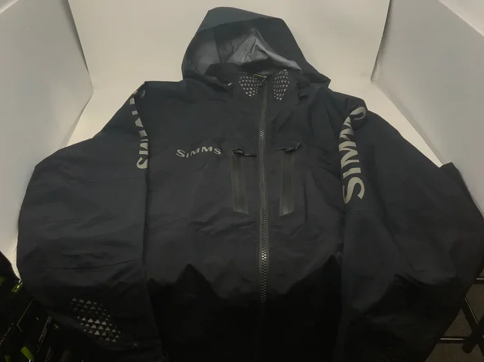 New Simms Pro Dry Jacket Boulder Size X-Large Black