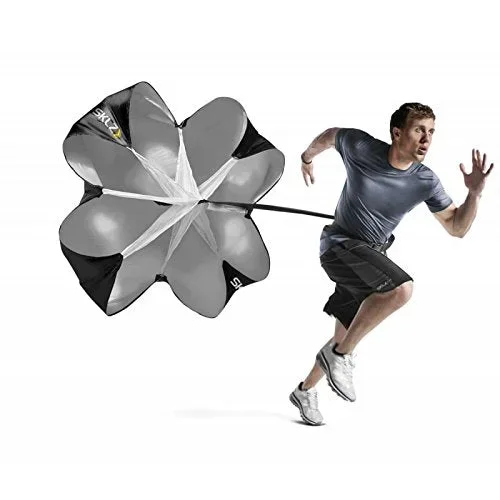 New SKLZ Speed Chute Unisex Resistance Sprint Trainer 54″ Diameter Chute Gray