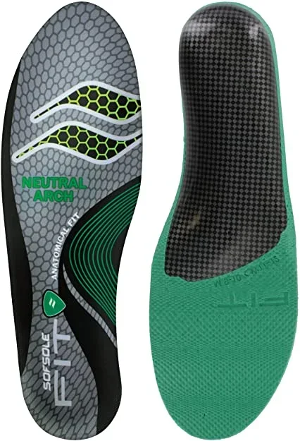New Sof Sole Insoles Unisex FIT Support Full-Length Foam Shoe Insert Men 7-8/Wmn 9-10
