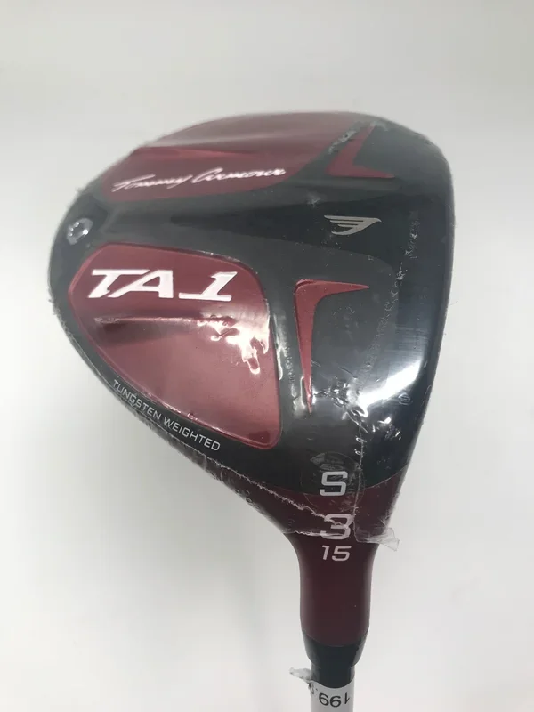 New Tommy Armour TA1 3 Wood Right Handed Kuro Kage 60Gm Shaft Flex-S Black/Red 15