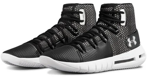 New Under Armour Hovr Havoc Men’s Basketball Shoe Black/White Size 11