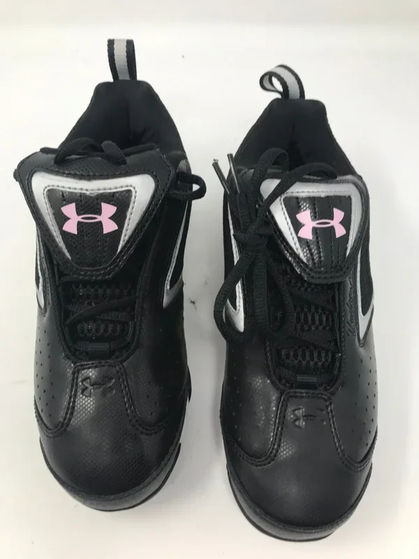 New Under Armour Leadoff Womens Softball Cleat Womens Size 5 Black/Pink