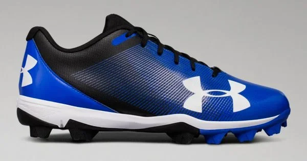 New Under Armour Men’s 10.5 Leadoff Low RM Baseball Molded Cleats Royal/Black