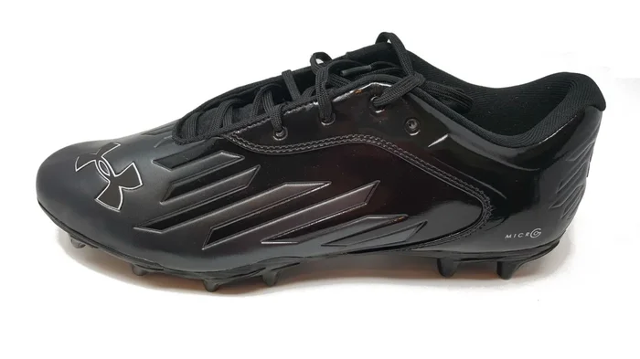 New Under Armour Nitro Diablo Low MC Football Cleat Mens 10 Blk/Blk