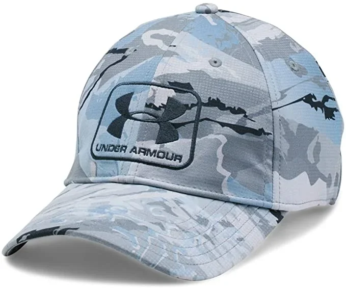 New Under Armour UA Camo Stretch Fit Cap M/L RIDGE REAPER HYDRO
