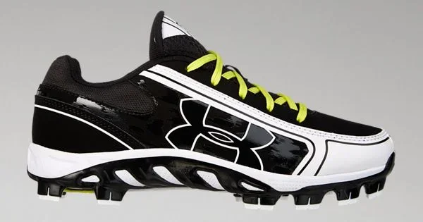 New Under Armour Women’s 12 Spine Glyde TPU CC Sneaker Black/White 1250084-011