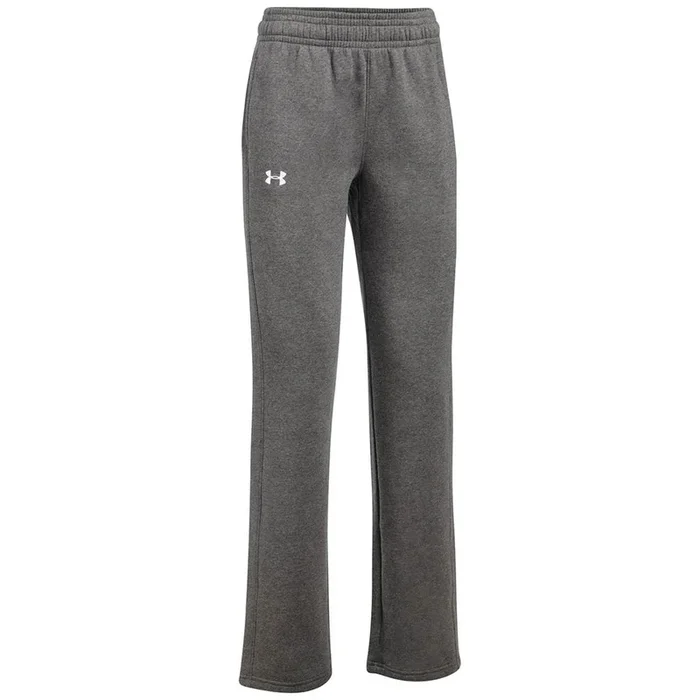 New Under Armour Women’s Armour Fleece Team Pants X-Small Carbon Heather