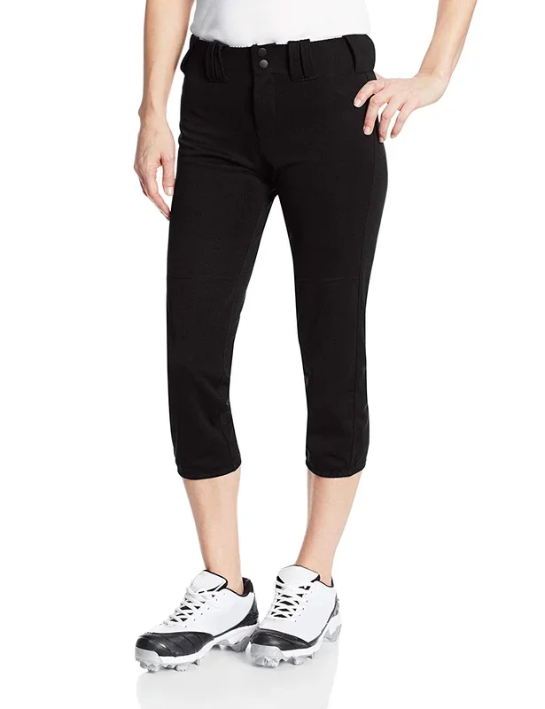 New Under Armour Women’s Pro Elite Belt Loop Pant Softball Medium Black