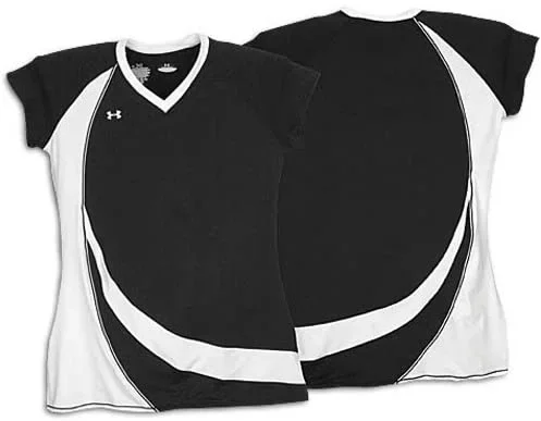 New Under Armour Women’s Rally Jersey X-Large Black/White