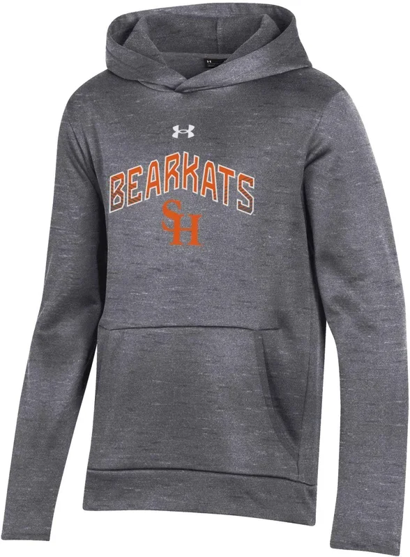 New Under Armour Youth Sam Houston Bearkats Grey Pullover Hoodie, Kids, XL