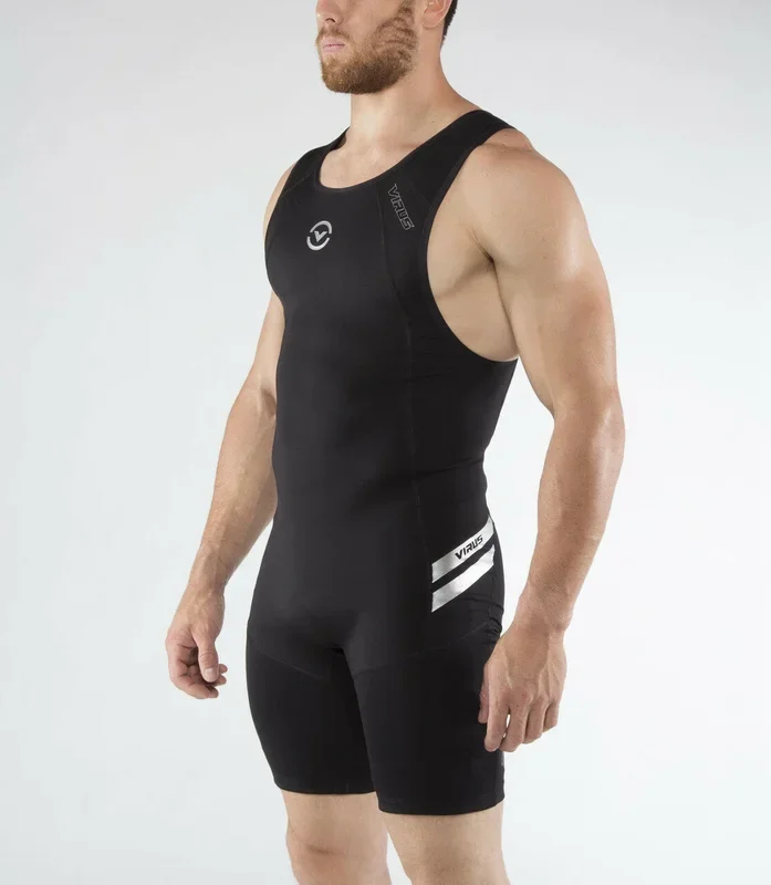 New Virus Singlet Men’s Bio Ceramic Elevated V2 AU12 Medium Black/Silver