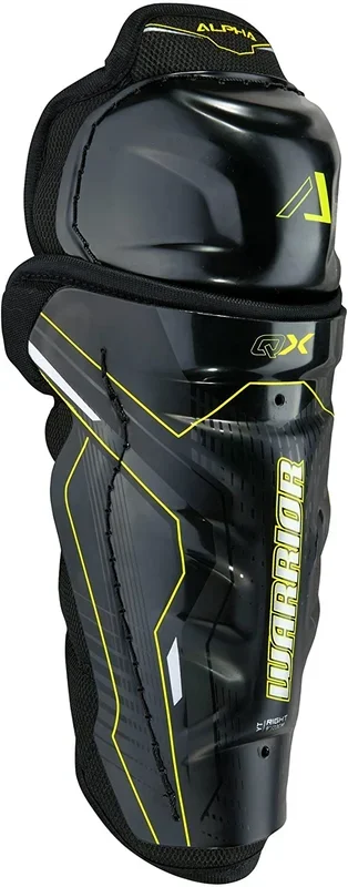 New WARRIOR Qxsgyth7 Qx YTH Shin Guard 9 Inch Black/Yellow