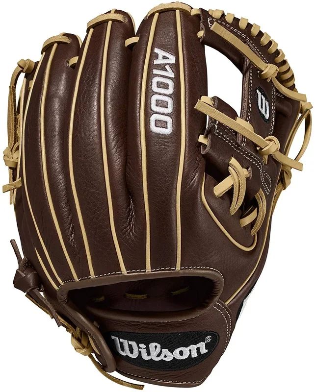 New Wilson A1000 A10001786 11.5″ Baseball Infield Glove Brown RHT