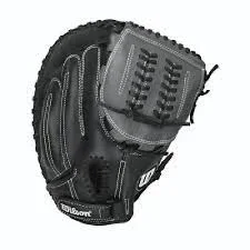 New Wilson A12RF15 Catchers Mitt Onyx Series 33″ Fastpitch Softball RHT Black