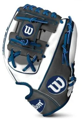 New Wilson A2000 Superskin 11.25″ Fastpitch Softball Glove Blue/White RHT