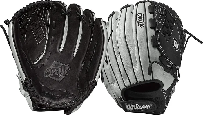 New Wilson Onyx Victory Web Fastpitch Glove 12.5″ Softball LHT White/Black